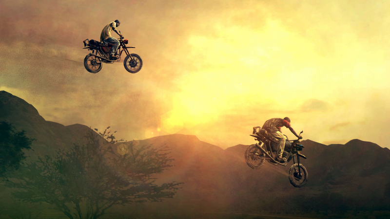 Illustration for article titled New Res 5 Screens: Totally Rad Dirtbike Zombies Ho!